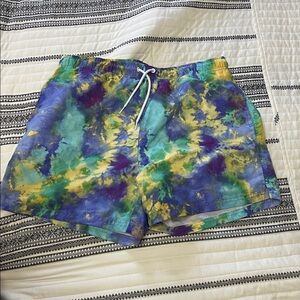 Colorful Tie-Dye Shorts